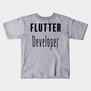 Flutter Developer Kids T-Shirt